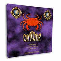 Cancer Star Sign Birthday Gift Square Canvas 12"x12" Wall Art Picture Print