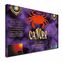 Cancer Star Sign Birthday Gift Canvas X-Large 30"x20" Wall Art Print