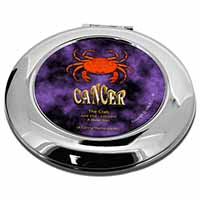 Cancer Star Sign Birthday Gift Make-Up Round Compact Mirror