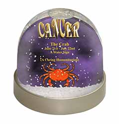 Cancer Star Sign Birthday Gift Snow Globe Photo Waterball