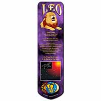 Leo Astrology Star Sign Birthday Gift Bookmark, Book mark, Printed full colour