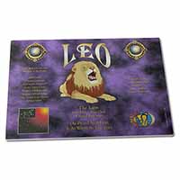 Leo Astrology Star Sign Birthday Gift Large Glass Cutting Chopping Board