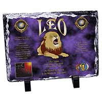 Leo Astrology Star Sign Birthday Gift, Stunning Photo Slate