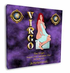 Virgo Star Sign Birthday Gift Square Canvas 12"x12" Wall Art Picture Print