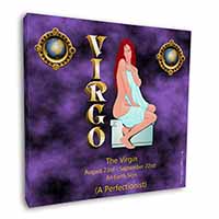 Virgo Star Sign Birthday Gift Square Canvas 12"x12" Wall Art Picture Print