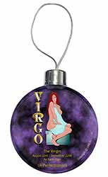 Virgo Star Sign Birthday Gift Christmas Bauble