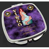 Virgo Star Sign Birthday Gift Make-Up Compact Mirror