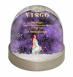 Virgo Star Sign Birthday Gift Snow Globe Photo Waterball