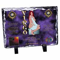 Virgo Star Sign Birthday Gift, Stunning Photo Slate
