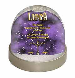 Libra Star Sign of the Zodiac Snow Globe Photo Waterball