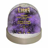 Libra Star Sign of the Zodiac Snow Globe Photo Waterball