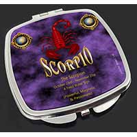 Scorpio Star Sign of the Zodiac Make-Up Compact Mirror