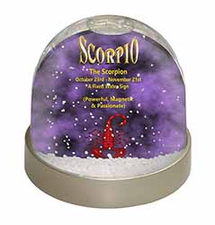Scorpio Star Sign of the Zodiac Snow Globe Photo Waterball