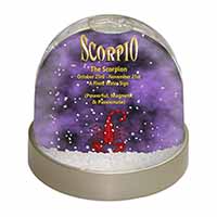 Scorpio Star Sign of the Zodiac Snow Globe Photo Waterball