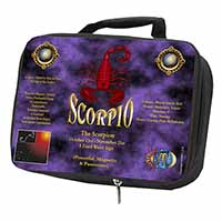 Scorpio Star Sign of the Zodiac Black Insulated School Lunch Box/Picnic Bag