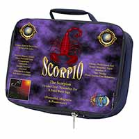 Scorpio Star Sign of the Zodiac Navy Insulated School Lunch Box/Picnic Bag