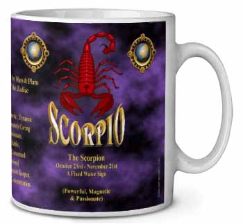Scorpio Star Sign of the Zodiac Ceramic 10oz Coffee Mug/Tea Cup