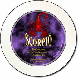 Scorpio Star Sign of the Zodiac Car or Van Permit Holder/Tax Disc Holder