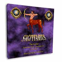 Sagittarius Star Sign of the Zodiac Square Canvas 12"x12" Wall Art Picture Print