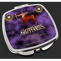 Sagittarius Star Sign of the Zodiac Make-Up Compact Mirror