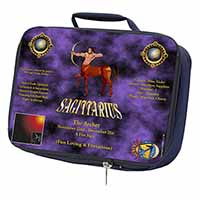 Sagittarius Star Sign of the Zodiac Navy Insulated School Lunch Box/Picnic Bag