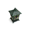 Solid Cast Iron Butterfly Garden or Indoor T-Light Lantern Lamp